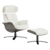 Spruce&Spring Swivel Recliner Chair with Ottoman Set and Adjustable Headrest - 2 of 4