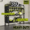 Hausource Standing Heavy Duty Power Tool Organizer with Charging Station 8 Drill Holder Adjustable - 4 of 4