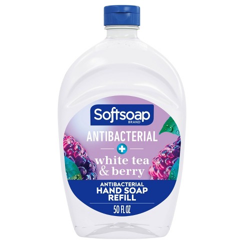 Softsoap Antibacterial Liquid Hand Soap Refill - White Tea & Berry - 50 fl oz - image 1 of 4