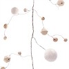 Wood Bead and Puff Ball Garland (Set of 2) - 3 of 3