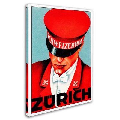 Trademark Fine Art -Vintage Lavoie 'Hotel Schweizerhof' Canvas Art