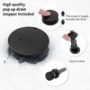 ChicFurnit Bathroom Sink Faucet 2 Handle Widespread with 360 Swivel Spout for Bathroom, Black, 13.78"*11.42"*3.94" - 4 of 4