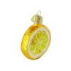 Old World Christmas Glass Blown Ornament for Christmas Tree, Lemon Slice - 3 of 3