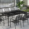Mondawe 78.7"×39.4" Oversized Steel Mesh Patio Table For Outdoor,Breathable and Easy-Clean Dining Table - 3 of 4