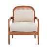 NicBex Rattan Accent Chair Set of 2, Mid Century Modern Living Room Chairs Comfy Armchair with Wood Frame for Living Room, Bedroom - 2 of 4
