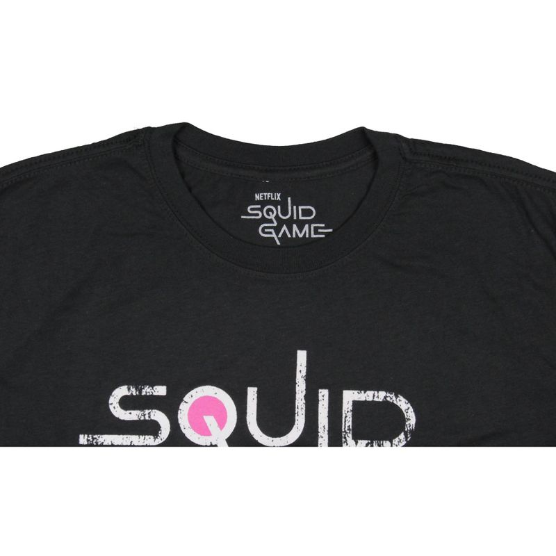 Squid Game Women's Circle Square Triangle Logo Design Graphic Print T-Shirt Adult, 3 of 4