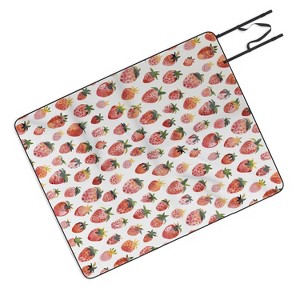 Ninola Design Strawberries Countryside Summer Picnic Blanket - Deny Designs - 1 of 3
