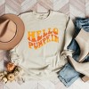 Simply Sage Market Women's Graphic Sweatshirt Hello Pumpkin Wavy - 3 of 4