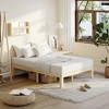 Costway Full Size Wood Bed Frame & Memory 8'' Foam Mattress Set CertiPUR-US Certified - 2 of 4