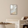 Art Remedy White Gold Boho Neutral Abstract Wall Art Framed - 2 of 4