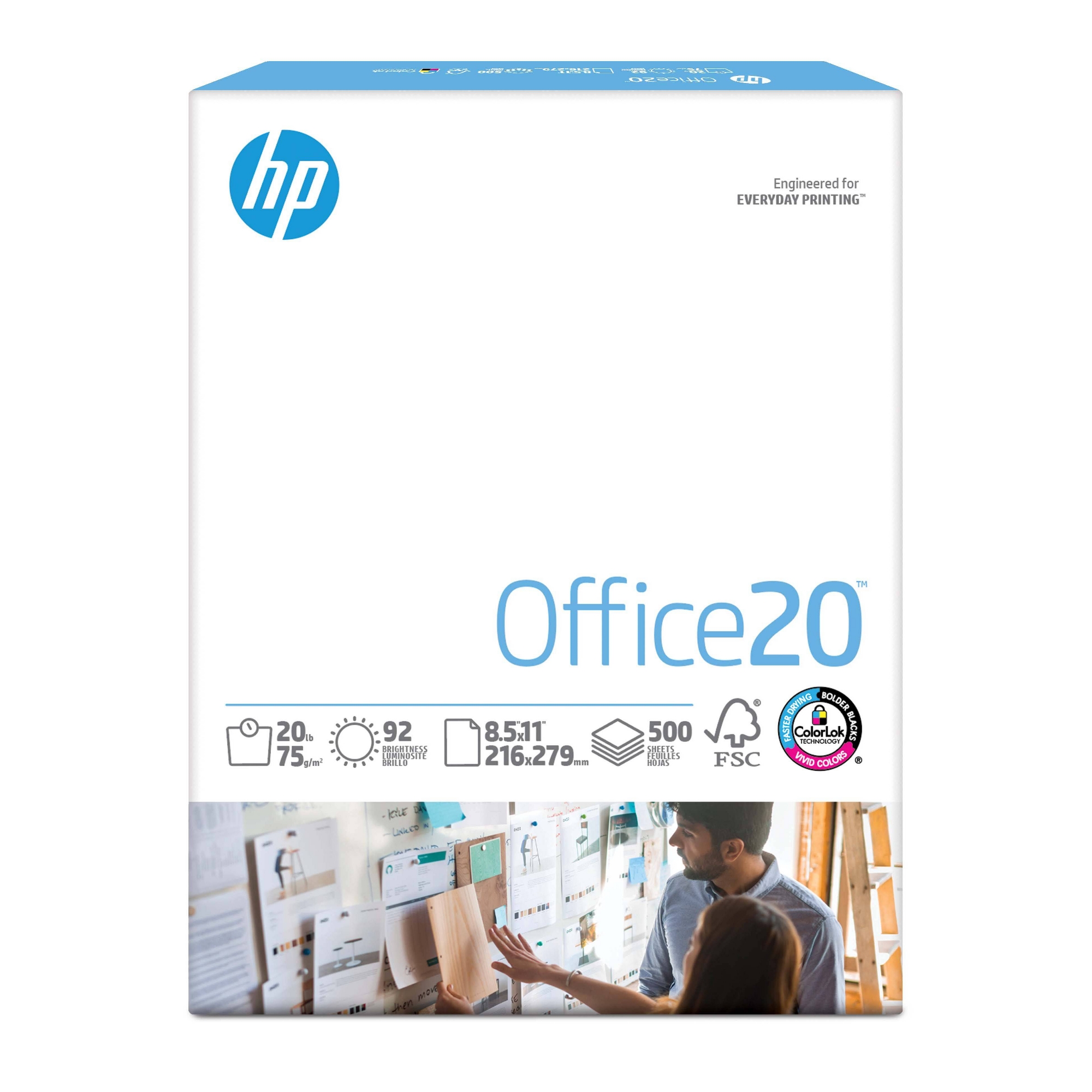 HP Office Paper 500-ct.: 8.5x11 Inch Letter Size