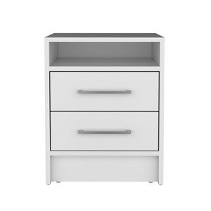 NicBex Nightstand with Drawers,Modern Side Table with Storage Space and Wood Frame,Bedside Table for Bedroom,Living Room - 1 of 4
