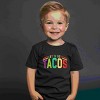 The Juniper Shop Let's Get Tacos Varsity Toddler Short Sleeve Tee - 3 of 4