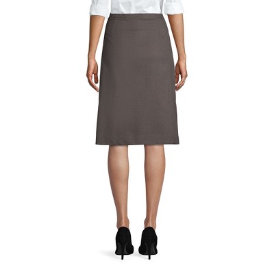 Lands' End School Uniform Women's Solid Aline Skirt Below The Knee