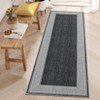 Modern Washable Geometric Bordered Area Rugs, Soft Non Slip Dinning Room Carpet for Bedroom Living Room - 3 of 4