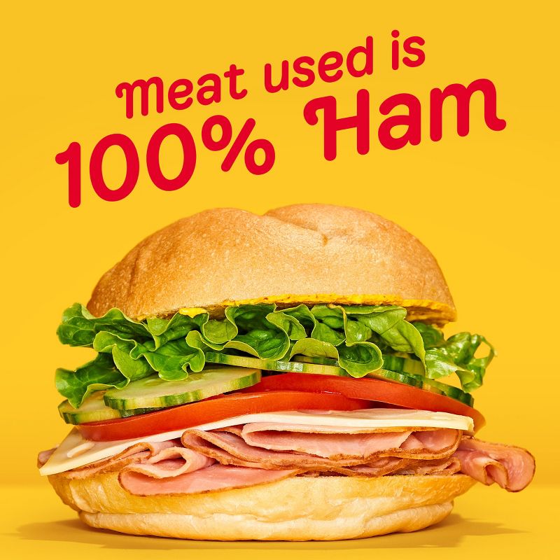 Oscar Mayer Deli Fresh Smoked Uncured Ham Sliced Lunch Meat Family Size - 16oz, 4 of 11