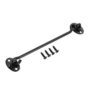 Unique Bargains 201 Stainless Steel Cabin Eye Latch Gate Door Swivel Hook with Mounting Screws - 1 of 4