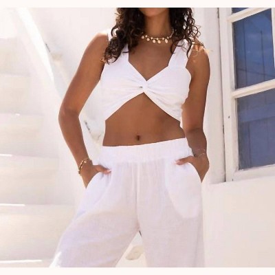 Women's Joya Top - Blanco BY NATURE