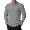 COOFANDY Mens Mock Turtleneck Long Sleeve Shirts Basic Thermal Turtle Neck Undershirt Lightweight Pullover Sweaters Top - 4 of 4