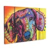Trademark Fine Art -Dean Russo 'Tilt Dachshund Love' Canvas Art - 2 of 3