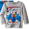 DC Comics Toddler Boys' 2-Piece Superman Puffer Vest & Shirt Set - 2 of 3