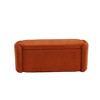 NicBex Modern 44.1" Storage Bench Corduroy Upholstered Accent Stool with Cushioned Top for Entryway and Living Room - 4 of 4