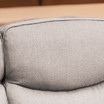 beige cushion/gray wicker