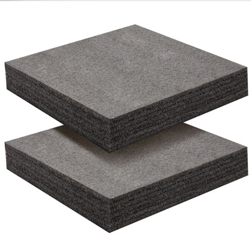 2x 12x 24 - Gun Case Charcoal Foam - High Quality Foam for Cushion  Padding Medium Density