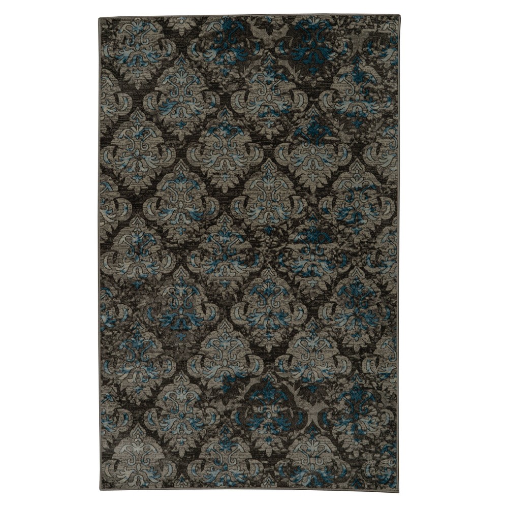 8'x10' Vintage Collection Clara Rug Gray/Blue - Linon