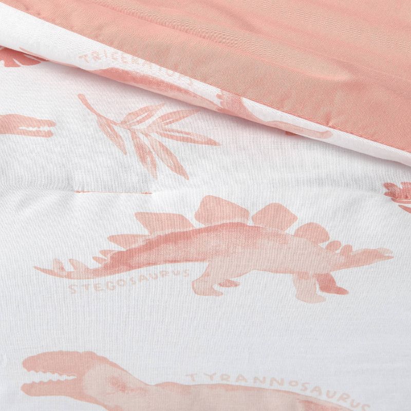 Toddler Pink Dinosaur Kids&#39; Comforter - Pillowfort&#8482;, 4 of 5