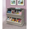 Badger Basket Three Bin Stackable Storage Cubby - image 3 of 4