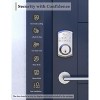 ZACHVO Keyless Entry Deadbolt Lock, Electric Door Locks with Keypads, Satin Nickel - 4 of 4
