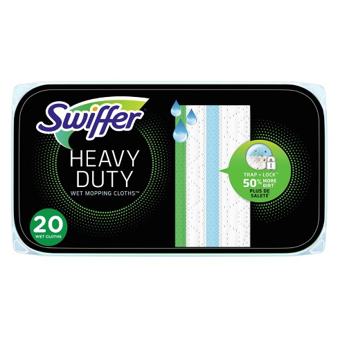 Swiffer Sweeper Heavy Duty Multi-surface Wet Cloth Refills For Floor Mopping  And Cleaning - Fresh Scent - 20ct : Target