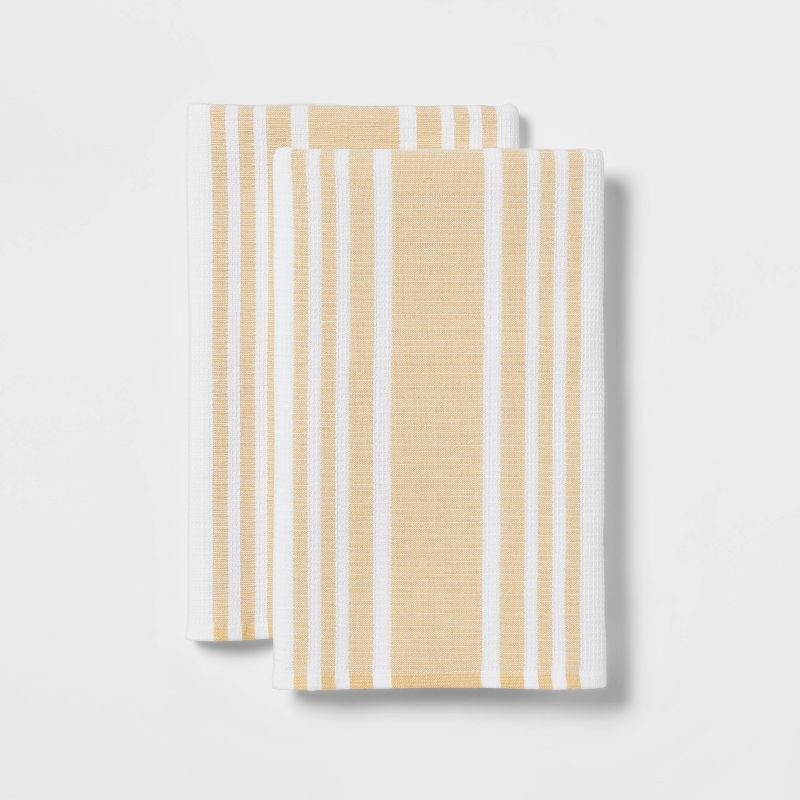 2pk Cotton Striped Terry Kitchen Towels - Threshold™, 1 of 9
