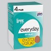 L'eggs Everyday Women's Sheer Regular 4pk Pantyhose - 2 of 2