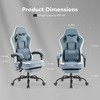 AZL1 Life Concept Video Computer Game Chair with Ergonomic Lumbar Support PU Leather Swivel Racing Chair with Arm - 3 of 4
