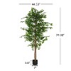 Christopher Knight Home Riverlake 74" Indoor Artificial Ficus Tree with Pot - 3 of 4