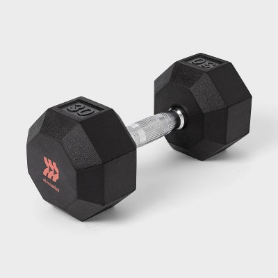 Hex Dumbbell 30lbs Black - All in Motion™