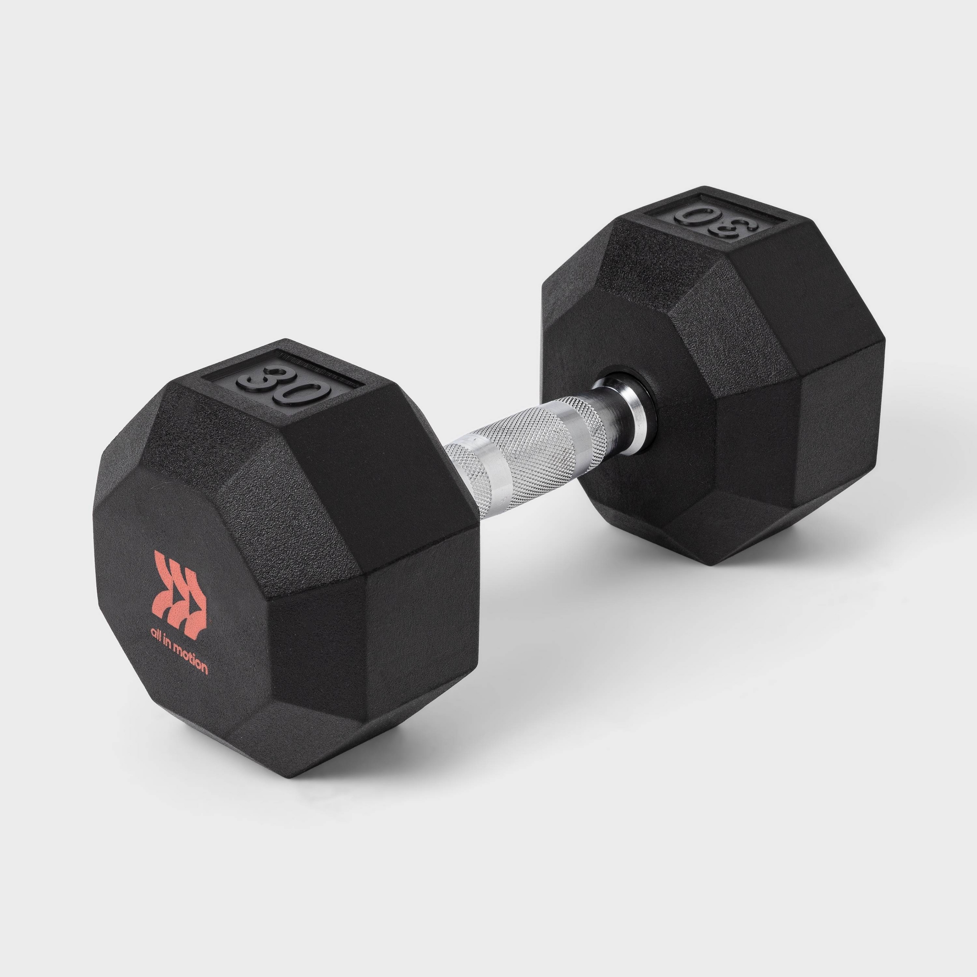 Hex Dumbbell 30lbs Black - All In Motion™