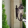Minka Lavery Rustic Outdoor Wall Light Fixture Heritage Bronze 27 3/4" Mouth Blown Ribbed Glass for Post Exterior Deck Porch Patio - 3 of 4