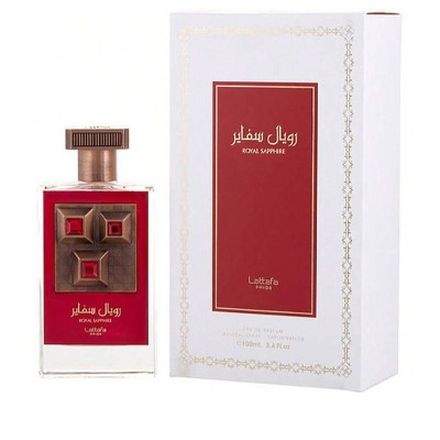Lattafa Lemon, Saffron, Rose, Jasmine, Vanilla Unisex Eau De Parfum Spray 3.4 Oz   3.4 Oz