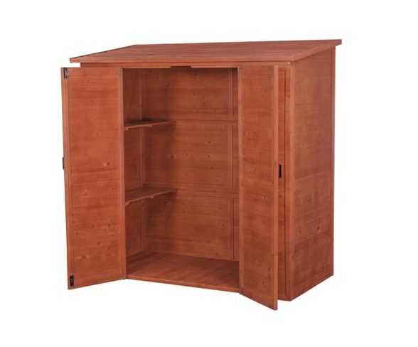 Extra large Storage Shed - Brown - Leisure Season
