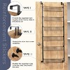 LunaLulinlk Pantry Organizer, 6-Tier Pantry Storage, Metal Hanging Spice Rack for Kitchen,Bathroom, Back of Door Seasoning Rack, Black - 3 of 4