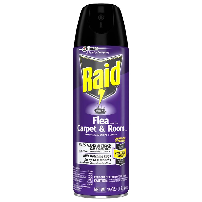 Raid Flea Killer Plus Carpet &#38; Room Spray - 16oz, 5 of 15