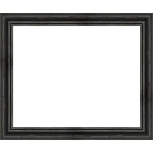 Amanti Art Rustic Pine Black Framed Dry Erase Magnetic Board - 1 of 4