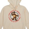 Five Nights At Freddy's Five Nights at Freddy's Circular Checkered Frame with Freddy Character on Tofu Cosplay Hoodie Adult - 2 of 3