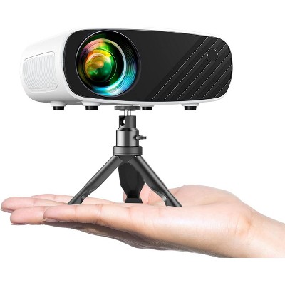 Mini Projector for iPhone, ELEPHAS 2025 Upgraded 1080P HD Projector, 8000L Portable Projector with Tripod