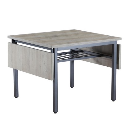 VYNXARIA Folding Dining Table, 1.2 inches thick table top, for Dining Room, Living Room, Grey