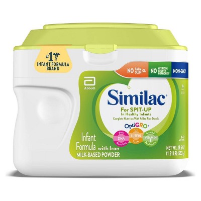 Similac for Spit Up Non-GMO Powder Infant Formula - 19.5oz