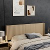 KWPZQEB Wood Headboard, King/Queen Size Farmhouse Headboard Only, Wall Mounted Fluted Panel, Stylish Wood Panel Headboard, Boho Headboards - 2 of 4